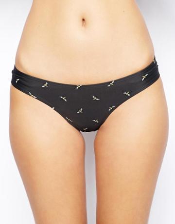 Jack Wills Bee Print Bikini Bottom