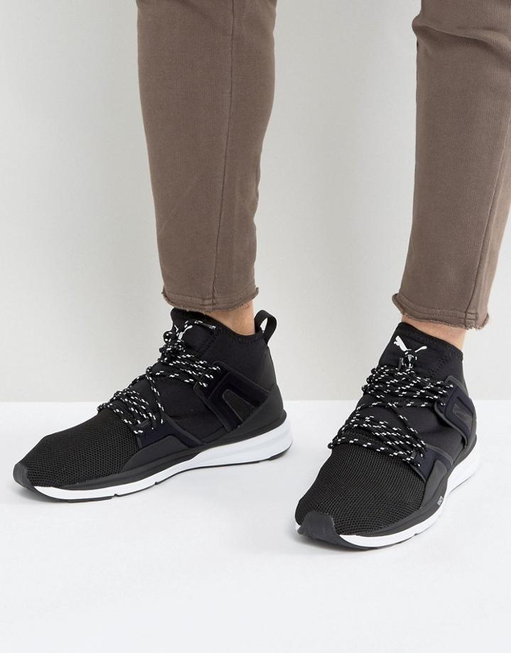 Puma Blaze Of Glory Limitless Hi Top Sneakers In Black 36312601 - Black