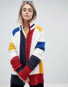 Tommy Jeans Color Block Cardigan - Multi