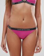 Tommy Hilfiger Logo Tape Bikini Bottom - Pink