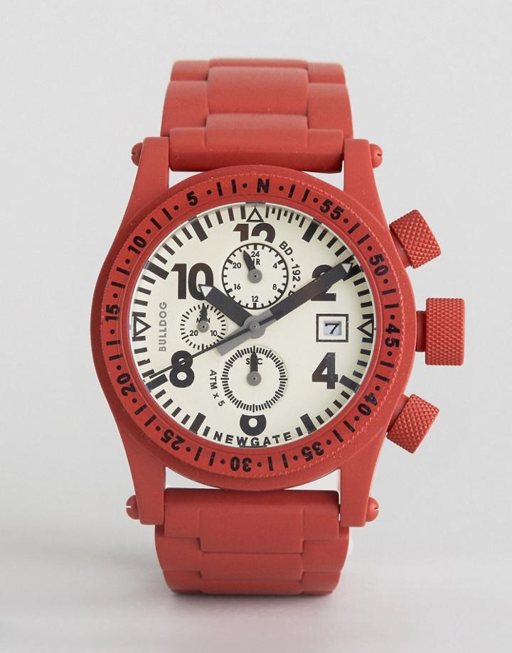 Newgate Bulldog Watch - Red