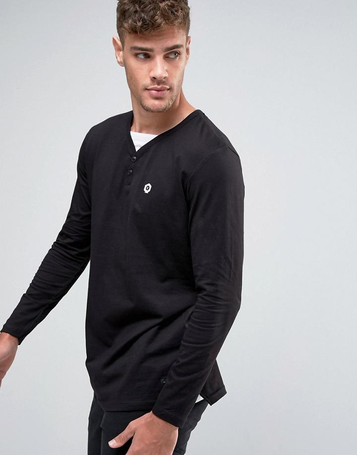Jack & Jones Long Sleeve Top - Black