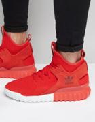 Adidas Originals Tubular X Primeknit Sneakers In Red S80129 - Red