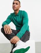 Bolongaro Trevor Long Sleeve Knit Polo Shirt-green