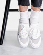 Topshop Court Sporty Lace Up Sneakers In White