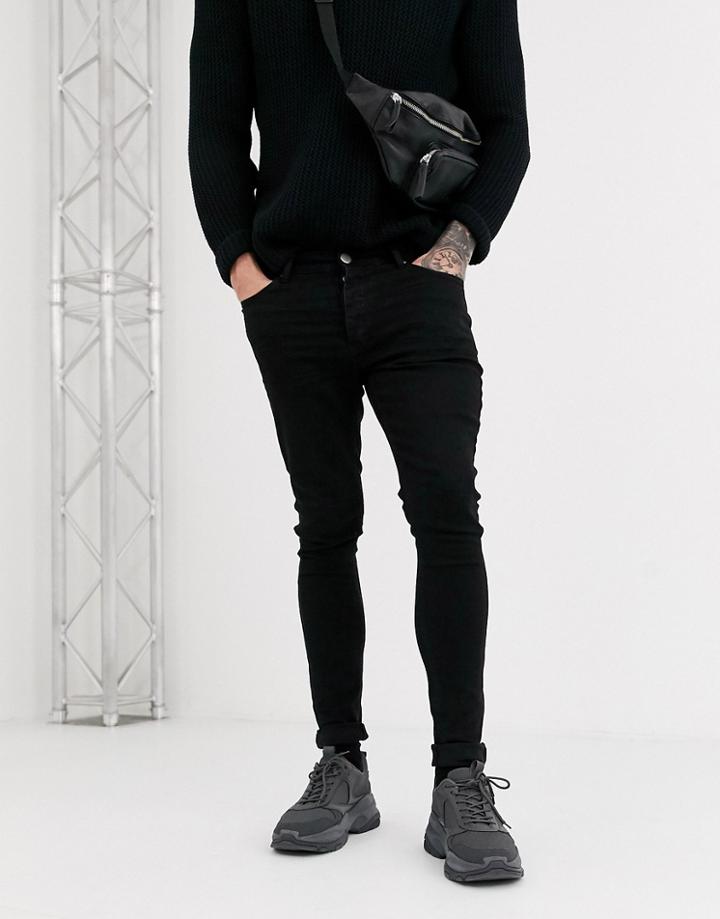 Hermano Skinny Jeans In Black