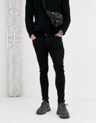 Hermano Skinny Jeans In Black