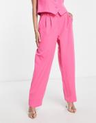 Y.a.s Tailored High Waist Pants In Pink - Part Of A Set