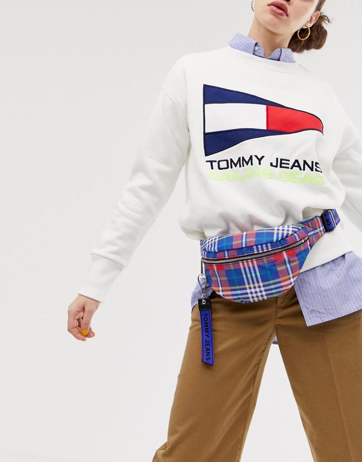 Tommy Jeans Check Fanny Pack - Multi