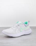 Nike Running React Miler 2 Sneakers In White