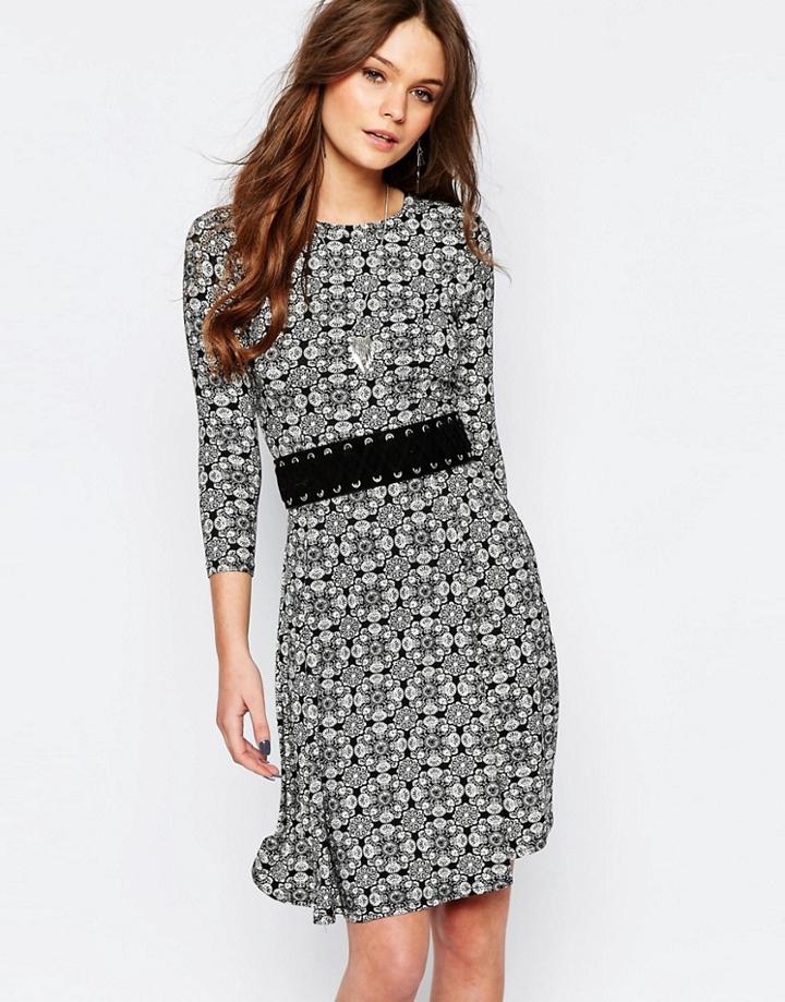 New Look Swing Dress - Black