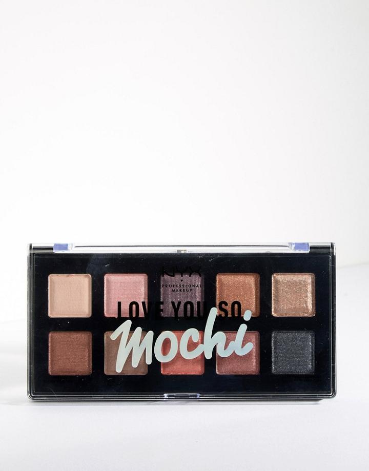 Nyx Professional Makeup Love You So Mochi Eyeshadow Palette - Multi