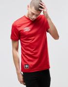 Umbro T-shirt With Small Logo - Red