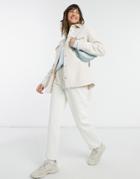 & Other Stories Overshirt Jacket In Off White - White