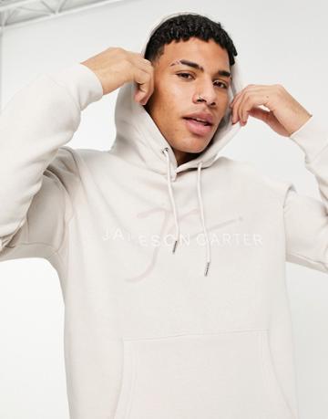 Jameson Carter Hannigan Hoodie In Beige-neutral