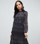 Vero Moda Tall Floral Pleated Midi Dress - Multi
