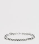 Asos Design Plus Midweight Chain Bracelet In Silver Tone - Silver