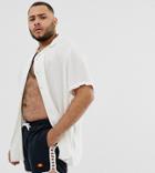 Ellesse Plus Swim Shorts With Taping In Black Exclusive At Asos - Black