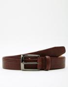 British Belt Company Leather Belt - Brown