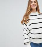New Look Maternity Stripe Sweater - Multi