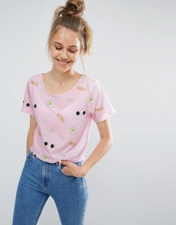 Local Heroes Logo T-shirt - Pink