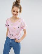 Local Heroes Logo T-shirt - Pink