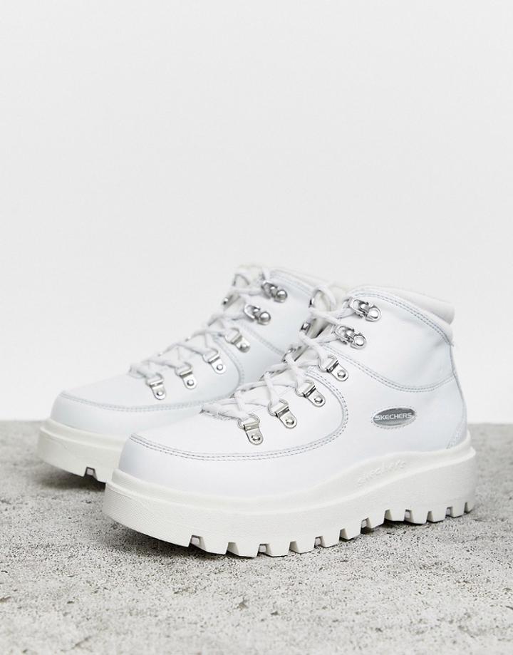 Skechers Shindig 6eye Leather Hiker Boot