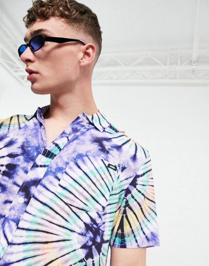 Vans New Age Tie Dye Shirt In Purple