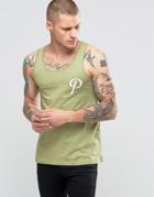Playground Logo Tank - Green