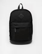 Asos Backpack In Black - Black