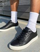 Ps Paul Smith Rex Leather Sneakers With Zebra Logo In Black