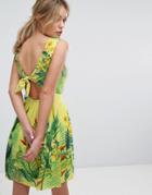 Oasis Tropical Placement Sun Dress - Yellow