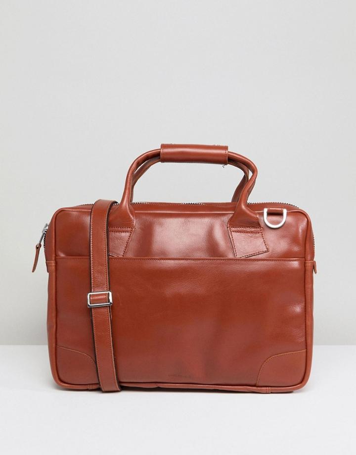 Royal Republiq Supreme Leather Carryall - Brown