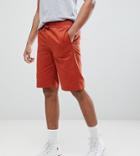 D-struct Tall Elastic Waist Shorts - Red