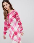 Qed London Gingham Top - Pink
