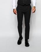 Religion Polka Dot Suit Pants In Skinny Fit - Black