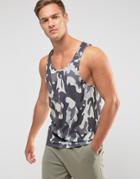 Ldn Dnm Printed Tank - Green