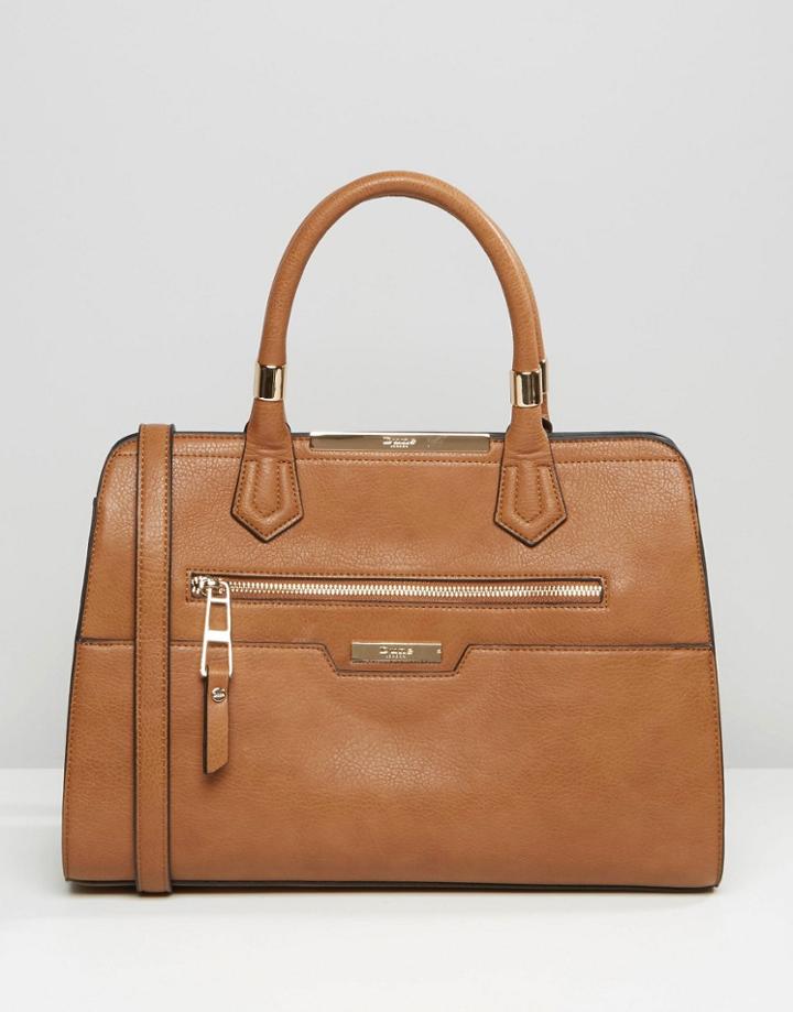 Dune Triple Compartment Frame Bag - Tan