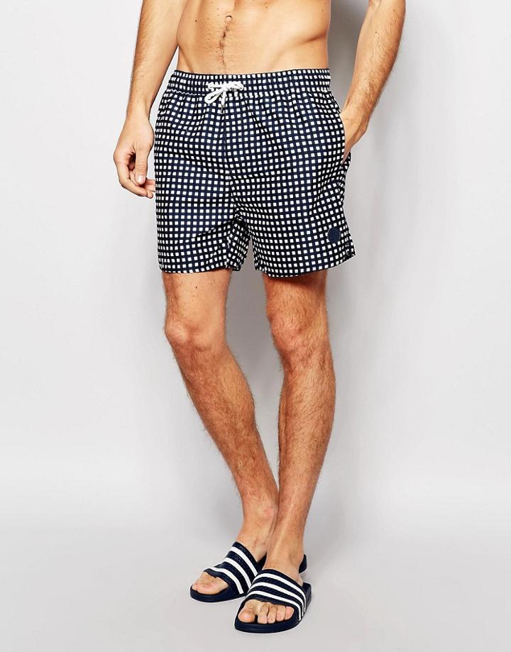 Native Youth Swim Short Shorts - Navy