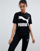 Puma Archive Logo Boyfriend Fit T-shirt - Black