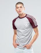 Adidas Originals California T-shirt In Gray Ay8277 - Gray