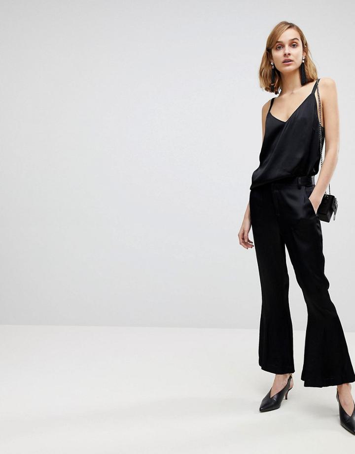 Resume Alli Trumpet Hem Flared Pants - Black