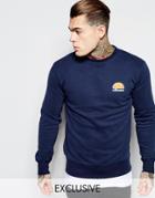 Ellesse Sweatshirt With Small Logo - Navy