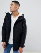 Produkt Parka With Fleece Lined Hood - Black
