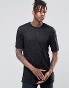 Kubban Fleck Oversize T-shirt - Black