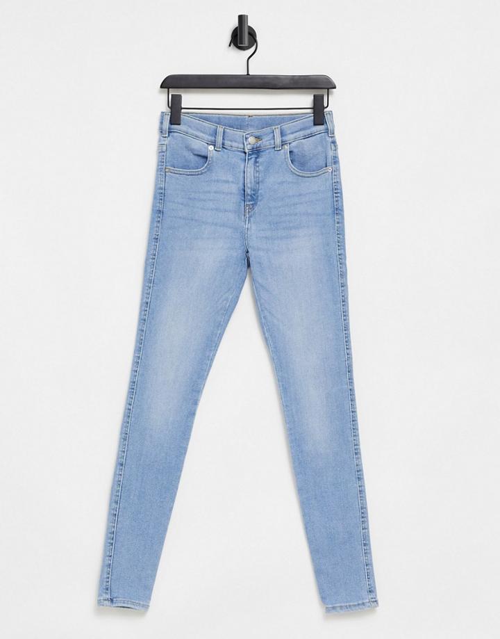 Dr Denim Lexy Skinny Jeans In Light Wash-blues