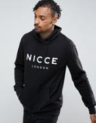 Nicce Hoodie In Black With Large Logo