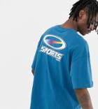 Puma Organic Cotton T-shirt In Blue Exclusive At Asos - Blue