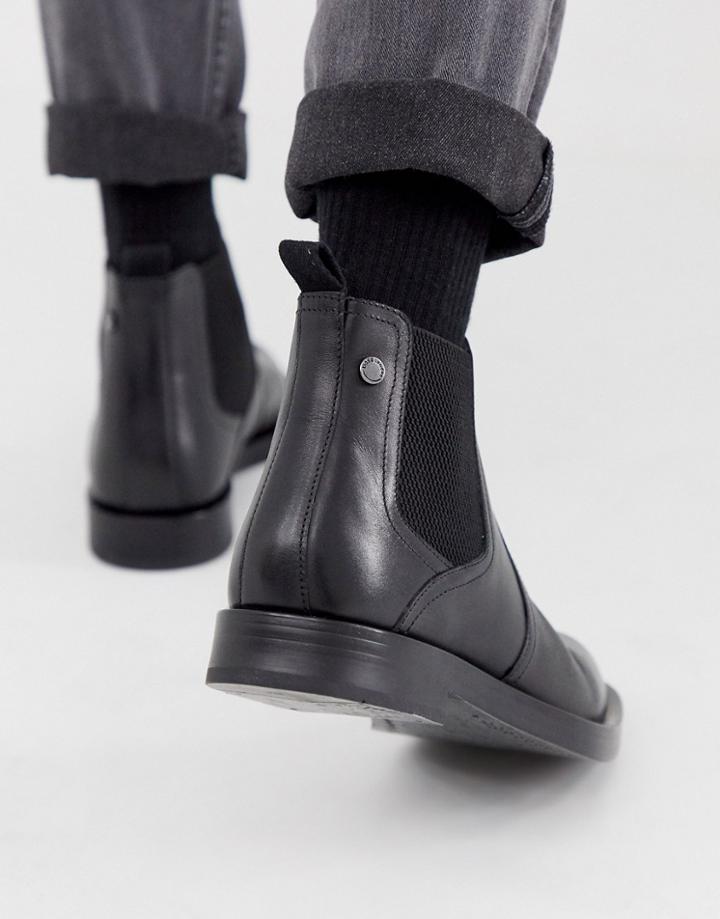 Base London Rossetti Chelsea Boots In Black