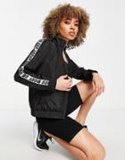 Urban Threads Zip Through Running Jacket In Black